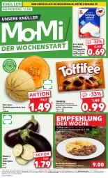 Gazetka promocyjna Kaufland - Extra-Angebote - Gazetka - ważna od 14.08 do 14.08.2024 - strona 8 - produkty: angebot, angebote, aubergine, caramel, champignon, champignons, creme, eis, erde, geschnetzeltes, gin, haselnuss, melone, mit paprika, Nougatcreme, nuss, paprika, reis, rind, rinder, Rindergeschnetzeltes, sahne, schlagsahne, schoko, schokolade, Ti, toffifee, Zelt, ZTE