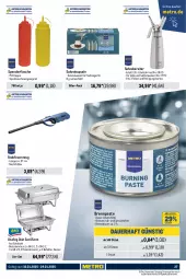 Gazetka promocyjna Metro - GastroJournal - Gazetka - ważna od 29.01 do 29.01.2025 - strona 27 - produkty: auer, Behälter, Brennpaste, bürste, decke, Deckel, dell, edelstahl, eis, elle, Feuerzeug, flasche, garraum, geschirr, induktionskochfeld, isolierkanne, kaffee, kaffeemaschine, kochfeld, latte, Metro, mikrowelle, Mode, Reinigung, reinigungsbürste, reis, sahne, spülmaschinen, teller, Ti