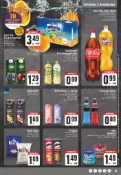 Gazetka promocyjna E Center - Angebote der Woche - Gazetka - ważna od 13.05 do 13.05.2023 - strona 19 - produkty: aktionspreis, beutel, bio, Cap, capri-sun, coca-cola, cola, deka, drink, drinks, edeka bio, eis, eistee, erdnüsse, erfrischungsgetränk, erfrischungsgetränke, fanta, flasche, frucht, fruchtsaft, fruchtsaftgetränk, getränk, getränke, kokos, kokosnuss, Kokosnussmilch, milch, nuss, olive, oliven, olivenöl, paprika, pringles, reis, ring, saft, sprite, tee, Ti, ültje, ZTE