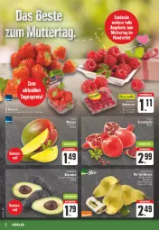Gazetka promocyjna E Center - Angebote der Woche - Gazetka - ważna od 13.05 do 13.05.2023 - strona 2 - produkty: aktionspreis, avocado, avocados, beere, beeren, deka, eis, grana, Granatäpfel, himbeer, himbeere, himbeeren, mango, mangos, Rana, reis, Schal, Schale, tee, Ti