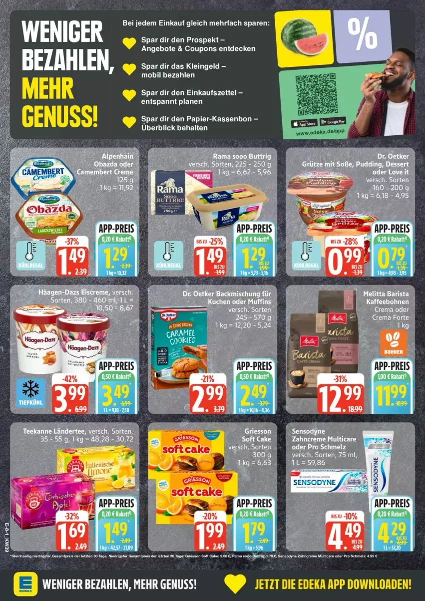 Aktueller Prospekt Edeka - Prospekte - von 21.09 bis 26.09.2026 - strona 10 - produkty: coupon, coupons, decke, deka, eis, papier, reis