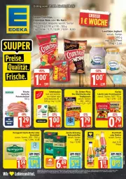 Gazetka promocyjna Edeka - Prospekte - Gazetka - ważna od 26.09 do 26.09.2026 - strona 1 - produkty: bohne, bohnen, bohnenkaffee, butter, chips, crunchips, die ofenfrische, Dr. Oetker, frucht, fruchtgummi, fruchtsaft, gin, haribo, irische butter, jacobs, jacobs krönung, joghur, joghurt, kaffee, kerrygold, Lakritz, landliebe, landliebe joghurt, lorenz, lorenz crunchips, Nektar, nic nac's, Ofen, paprika, pizza, pute, putenschnitzel, saft, schnitzel, tafeltrauben, Ti, tradizionale, trauben, ZTE
