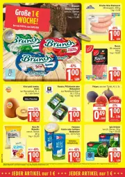 Gazetka promocyjna Edeka - Prospekte - Gazetka - ważna od 26.09 do 26.09.2026 - strona 2 - produkty: aufstrich, Babyspinat, bacon, bratwurst, brot, brotaufstrich, cola, deka, eis, Elan, Feigen, früchte, iglo, jumbo, kiwi, Kiwi Gold, kräuter, milch, reis, reis-fit, rucola, salat, spinat, Ti, weidemilch, wurst, ZTE