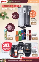 Gazetka promocyjna Famila - Prospekte - Gazetka - ważna od 18.12 do 18.12.2021 - strona 4 - produkty: angebot, auto, Bau, eis, elle, , flasche, getränk, getränke, getränkesirup, Intel, LG, nuss, reis, sim, sirup, Sprudel, tasse, tassimo, teller, Ti, tisch, wasser, wassersprudler