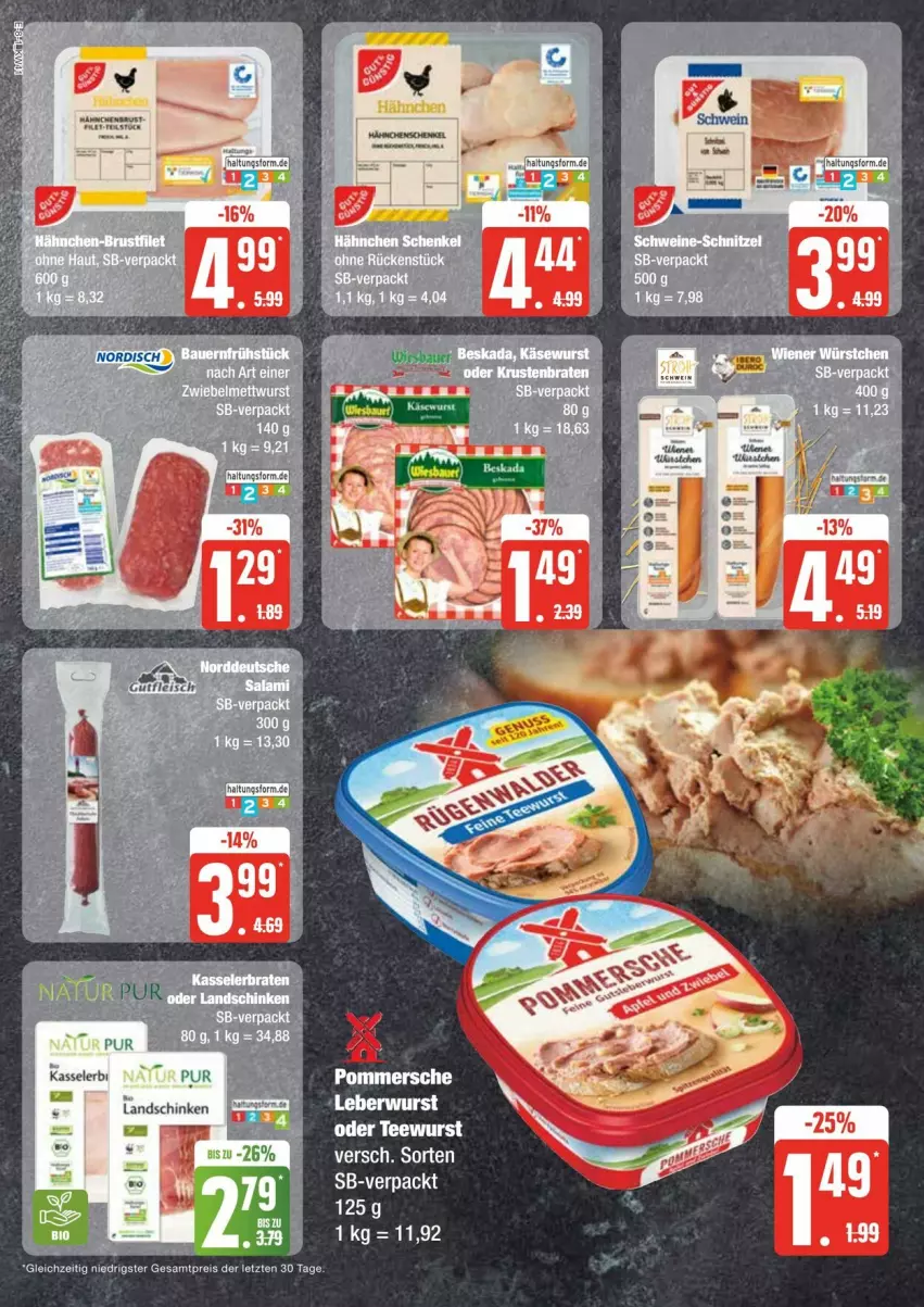 Aktueller Prospekt Edeka - Prospekte - von 05.10 bis 12.10.2024 - strona 8 - produkty: eis, kasseler, landschinken, leberwurst, natur, reis, schinken, tee, teewurst, Ti, wurst, ZTE