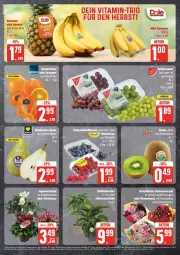 Gazetka promocyjna Edeka - Prospekte - Gazetka - ważna od 12.10 do 12.10.2024 - strona 4 - produkty: ananas, banane, bananen, beere, beeren, chia, eis, früchte, heidelbeere, heidelbeeren, himbeer, himbeere, himbeeren, reis, tafeltrauben, Ti, trauben, vita, ZTE