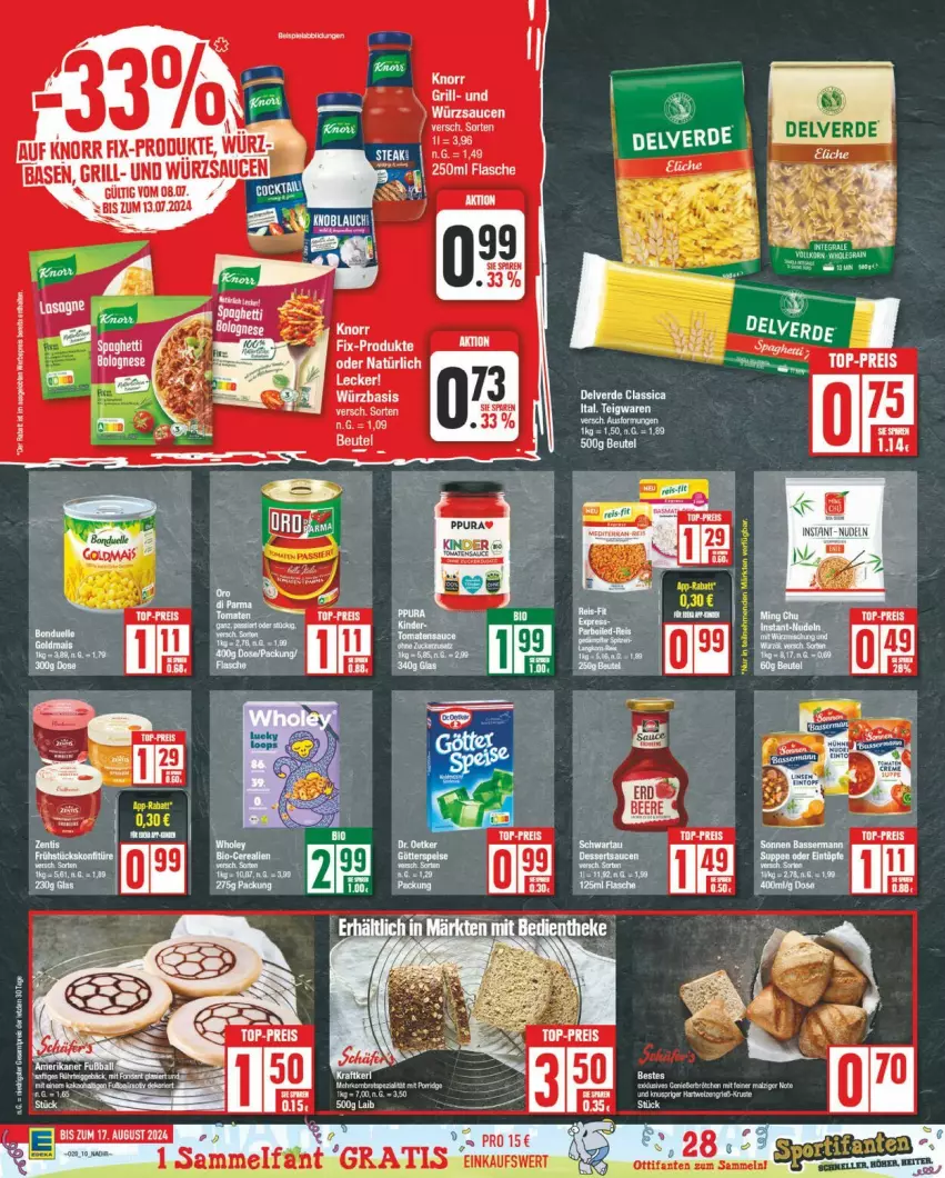 Aktueller Prospekt Edeka - Prospekte - von 08.07 bis 13.07.2024 - strona 10 - produkty: buch, erde, knorr, sauce, saucen, tee, würzsauce, würzsaucen