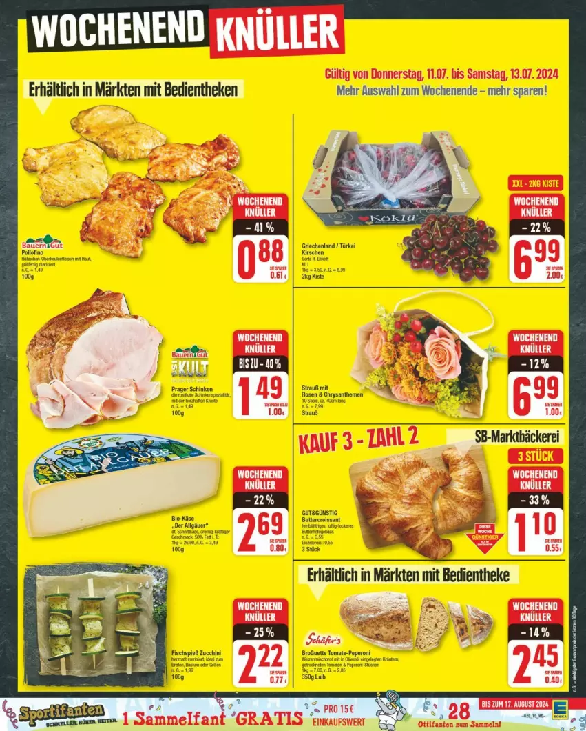 Aktueller Prospekt Edeka - Prospekte - von 08.07 bis 13.07.2024 - strona 15 - produkty: schinken, Sport, Ti