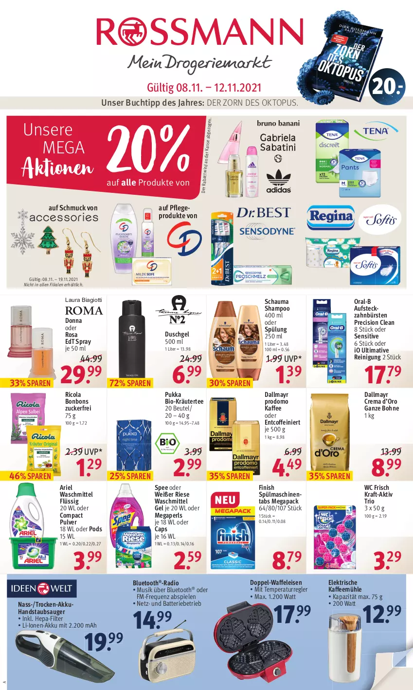 Aktueller Prospekt Rossmann - Prospekte - von 08.11 bis 12.11.2021 - strona 1