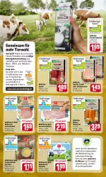 Gazetka promocyjna Rewe - Diese Woche im Angebot! - Gazetka - ważna od 30.04 do 30.04.2022 - strona 14 - produkty: bio, butter, eis, Elan, fleisch, gouda, lachs, lachsschinken, lyoner, milch, molkereiprodukte, natur, paprika, rewe beste wahl, rewe bio, salami, schinken, schinkenwurst, Ti, vollmilch, wiener, wiener würstchen, wurst, würstchen, Yo