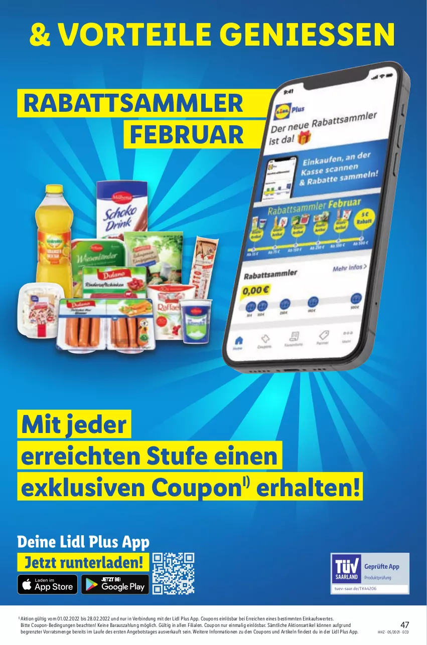 Aktueller Prospekt Lidl - Aktionsprospekt - von 31.01 bis 05.02.2022 - strona 47 - produkty: angebot, coupon, coupons, Ti, ZTE