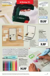 Gazetka promocyjna Lidl - Aktionsprospekt - Gazetka - ważna od 05.02 do 05.02.2022 - strona 13 - produkty: akku, angebot, auer, brie, deka, dell, eis, Elan, elle, Holz, Klammern, ladekabel, lamm, Mode, Parkside, reis, rel, stifte, Ti, tisch, usb, ZTE