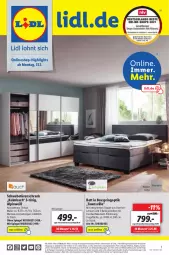 Gazetka promocyjna Lidl - Aktionsprospekt - Gazetka - ważna od 05.02 do 05.02.2022 - strona 49 - produkty: angebot, bett, eis, elle, federkern, LG, Liege, ndk, Rauch, reis, ring, Schrank, schwebetürenschrank, spiegel, Tasche, taschen, Ti, topper, türenschrank