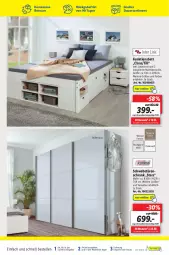 Gazetka promocyjna Lidl - Aktionsprospekt - Gazetka - ważna od 05.02 do 05.02.2022 - strona 51 - produkty: auer, bett, elle, hochglanz, korb, latte, lattenrost, nachtkonsole, nachtkonsolen, ndk, Ria, rwe, Schrank, schwebetürenschrank, sonoma eiche, Ti, türenschrank