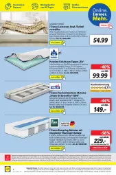Gazetka promocyjna Lidl - Aktionsprospekt - Gazetka - ważna od 05.02 do 05.02.2022 - strona 52 - produkty: angebot, angebote, auer, Bau, eis, elle, erde, federkern, kraft, latte, lattenrost, Liege, matratze, matratzen, ndk, reis, rel, ring, Schal, Schale, Tasche, taschen, taschenfederkern-matratze, telefon, Ti, topper, uhr, Yo