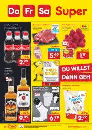 Gazetka promocyjna Netto Marken-Discount - Filial-Angebote - Gazetka - ważna od 29.04 do 29.04.2023 - strona 28 - produkty: Bau, beere, beeren, bestpreis, coca-cola, cola, eis, fanta, ferrero, himbeer, himbeere, himbeeren, jim beam, Kinder, ndk, reis, Schal, Schale, schoko, schwein, schweine, sneaker, socken, Sport, sportsocken, Ti, wein, weine