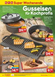 Gazetka promocyjna Netto Marken-Discount - Filial-Angebote - Gazetka - ważna od 29.04 do 29.04.2023 - strona 34 - produkty: auer, backofen, bio, buch, decke, Deckel, eis, grill, grillplatte, Holz, holzkohle, holzkohlegrill, HP, Kohlegrill, latte, ndk, Ofen, pfanne, pizza, reis, Ti, tisch