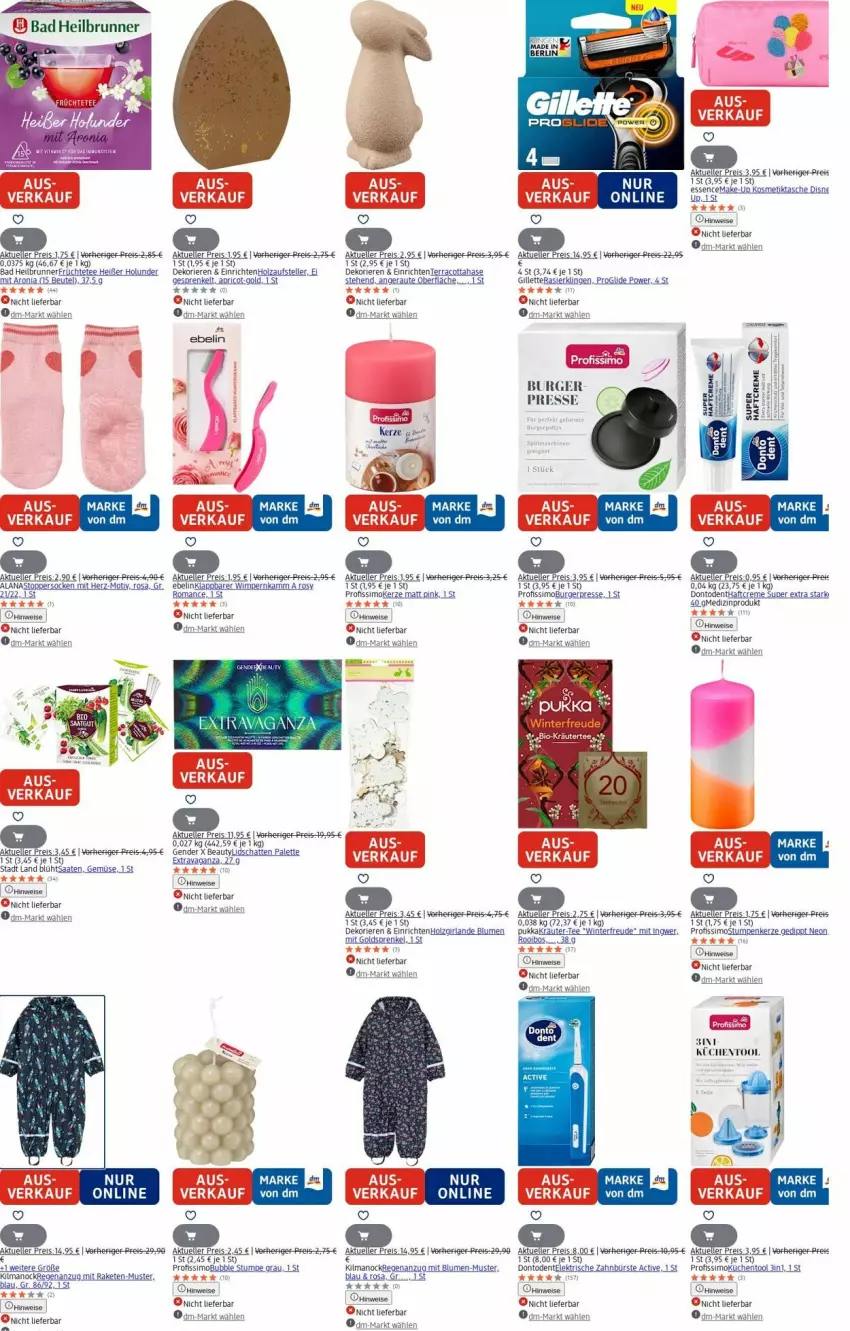 Aktueller Prospekt Dm Drogerie - Prospekte - von 11.08 bis 20.08.2025 - strona 24 - produkty: Anzug, Bad, blume, blumen, creme, dip, eis, elle, ente, Girlande, Haftcreme, holunder, Holz, ingwer, kerze, kosmetik, Kosmetiktasche, kräuter, küche, Küchen, Make-up, medizinprodukt, Nike, Palette, Profissimo, Raketen, Rasierklinge, rasierklingen, reis, sim, socken, Tasche, tee, teller, Ti, topper, uhr