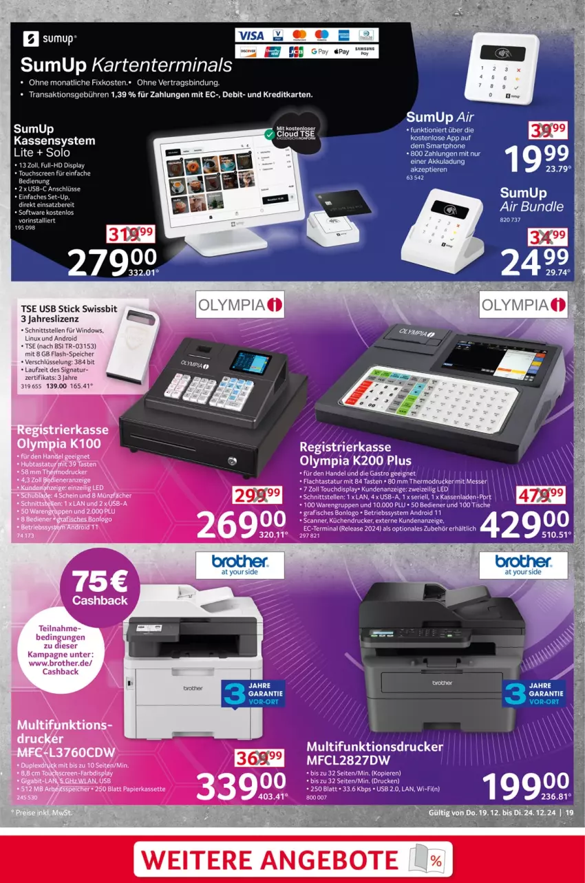 Aktueller Prospekt Selgros - Non Food - von 19.12 bis 24.12.2024 - strona 19 - produkty: angebot, angebote, elle, ente, LG, natur, Samsung, Software, Ti, touchscreen, usb, usb stick