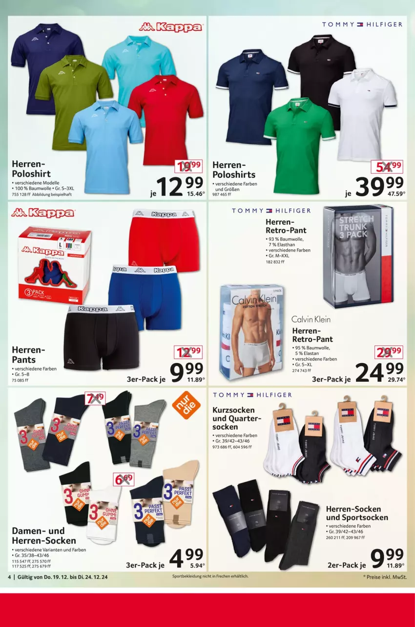 Aktueller Prospekt Selgros - Non Food - von 19.12 bis 24.12.2024 - strona 4 - produkty: Bau, baumwolle, dell, eis, elle, herren-socken, kleid, Kleidung, Mode, Pants, poloshirt, reis, Ria, shirt, shirts, socken, Sport, sportsocken, Ti, wolle