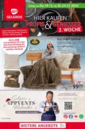 Gazetka promocyjna Selgros - Non Food - Gazetka - ważna od 24.12 do 24.12.2024 - strona 1 - produkty: angebot, angebote, decke, eis, reis, Ti