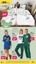 Gazetka promocyjna Netto - Woche 48 - Gazetka - ważna od 02.12 do 02.12.2023 - strona 20 - produkty: auer, Bau, baumwolle, bett, bettwäsche, disney, hose, kleid, shirt, Sweathose, Sweatkleid, Sweatshirt, Ti, wolle, ZTE