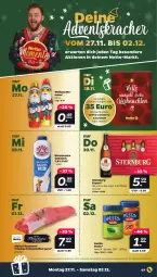 Gazetka promocyjna Netto - Woche 48 - Gazetka - ważna od 02.12 do 02.12.2023 - strona 7 - produkty: Adventskalender, bärenmarke, barilla, eis, filet, fleisch, Fleischerei, gutschein, gutscheine, kracher, milch, pesto, reis, Schere, schwein, schweine, schweinefilet, Sternburg, Ti, vollmilch, wein, weine