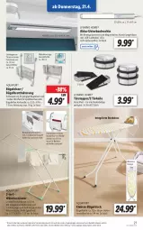 Gazetka promocyjna Lidl - Aktionsprospekt - Gazetka - ważna od 23.04 do 23.04.2022 - strona 27 - produkty: akku, angebot, aqua, AquaPur, aust, Bad, Badewanne, Bau, Bewegungssensor, bügel, Bügeleisen, bügeltisch, deka, dell, eis, Elektro, elle, flasche, korb, ladekabel, leds, leine, Leuchte, Mode, reis, sprühflasche, steckdose, Ti, tisch, topper, Trockner, türstopper, usb, Wanne, ZTE