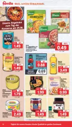 Gazetka promocyjna Famila - Prospekte - Gazetka - ważna od 26.08 do 26.08.2023 - strona 14 - produkty: angebot, angebote, auer, beanz, Becher, beutel, creme, Dr. Oetker, eis, fisch, flasche, fleisch, heinz, hengstenberg, keimöl, knorr, knorr fix, konfitüre, Kraut, malz, mazola, mühlhäuser, ohne palmöl, reis, saft, sauce, saucen, Sauerkraut, saupiquet, schlemmersauce, schlemmersaucen, Schmalz, schwein, schweine, schweinefleisch, suppe, suppen, suppenliebe, thunfisch, Ti, wein, weine, ZTE