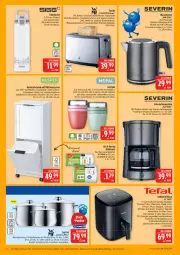 Gazetka promocyjna Marktkauf - Prospekt - Gazetka - ważna od 04.10 do 04.10.2025 - strona 32 - produkty: Abfalleimer, auto, Behälter, beutel, Brei, brot, brötchen, brötchenaufsatz, Clin, decke, Deckel, dessert, edelstahl, eimer, eis, filterkaffee, fisch, flasche, fleisch, Frittierkorb, HP, kaffee, kaffeemaschine, Kocher, korb, lack, latte, leimer, müllbeutel, nuggets, pizza, pommes, Pommes Frites, recyclingmaterial, Reinigung, reis, Ria, Schrank, severin, Speck, spülmaschinen, steak, tasse, tefal, Ti, timer, tisch, toast, toaster, trinkflasche, wasser, wasserkocher