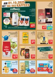 Gazetka promocyjna Marktkauf - Prospekt - Gazetka - ważna od 04.10 do 04.10.2025 - strona 6 - produkty: bella crema, bellacrema, bio, bohne, bohnen, bohnenkaffee, dallmayr, dolce gusto, eis, erde, espresso, kaffee, kaffeekapseln, kaffeemaschine, kaffeepads, lavazza, löslicher bohnenkaffee, melitta, nescafe, nespresso, prodomo, reis, rwe, starbucks, Ti, waffeln