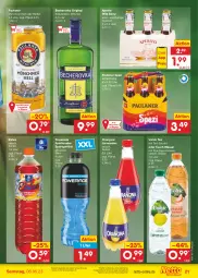 Gazetka promocyjna Netto Marken-Discount - Filial-Angebote - Gazetka - ważna od 06.05 do 06.05.2023 - strona 21 - produkty: angebot, Becher, Becherovka, bestpreis, Cap, cocktail, eis, eistee, frucht, getränk, gin, hero, kräuter, kräuterlikör, likör, limo, limonade, limonaden, mac, mit frucht, oder radler, orangina, Paula, paulaner, radler, reis, Spezi, Sport, tee, Ti, volvic, wasser, wein, Wild, wild berry, ZTE