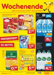 Gazetka promocyjna Netto Marken-Discount - Filial-Angebote - Gazetka - ważna od 06.05 do 06.05.2023 - strona 35 - produkty: Alwa, angebot, bestpreis, coppenrath, domestos, eis, elle, erde, kuchen, limo, limonade, limonaden, Lust auf Kuchen, Mett, milch, mineralwasser, natur, natürliches mineralwasser, orange, pasta, reis, reiss, rel, Ti, volvic, wasser, zitrone, ZTE