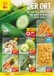 Gazetka promocyjna Netto Marken-Discount - Filial-Angebote - Gazetka - ważna od 06.05 do 06.05.2023 - strona 4 - produkty: asti, bestpreis, beutel, braun, champignon, eis, eisbergsalat, gurke, gurken, kartoffel, kartoffeln, möhren, ndk, obst, reis, salat, Schal, Schale, snack, speisekartoffeln, suppe, suppen, Ti, zucchini