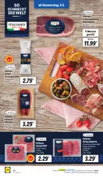 Gazetka promocyjna Lidl - Aktionsprospekt - Gazetka - ważna od 06.05 do 06.05.2023 - strona 38 - produkty: ACC, antipasti, asti, eis, italiamo, latte, natur, ndk, prosciutto, Prosciutto di Parma, reis, rohschinken, salami, salsiccia, Schal, Schale, schinken, schnitten, Ti