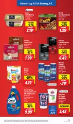 Gazetka promocyjna Lidl - Aktionsprospekt - Gazetka - ważna od 06.05 do 06.05.2023 - strona 47 - produkty: angebot, caffè crema, cerealien, Coral, eis, elle, kaffee, Kinder, kinder riegel, lavazza, Meßmer, nestlé, preisvorteil, rama, reis, riegel, sagrotan, teller, Ti, waschmittel, ZTE