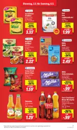 Gazetka promocyjna Lidl - Aktionsprospekt - Gazetka - ważna od 06.05 do 06.05.2023 - strona 7 - produkty: aktionspreis, angebot, chips, coca-cola, cola, eis, elle, fanta, feta, funny-frisch, grill, Grillkäse, Käse, kölln, leerdammer, Mezzo Mix, milka, müsli, reis, rouge, rougette, schoko, schokolade, sprite, tafelschokolade, teller, Ti, valensina, ZTE