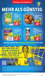 Gazetka promocyjna Lidl - Aktionsprospekt - Gazetka - ważna od 06.05 do 06.05.2023 - strona 9 - produkty: alesto, angebot, angebote, apfel, Bad, Bona, butter, Cashew, cashewkerne, coupon, creme, Croissant, direktsaft, eis, erde, fisch, fische, Fischer, frucht, gewinnspiel, gouda, gouda jung, gutschein, Milbona, natur, nuss, reis, saft, telefon, Ti, Tüte, vita, ZTE