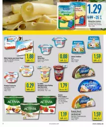 Gazetka promocyjna Diska - Prospekte - Gazetka - ważna od 26.02 do 26.02.2022 - strona 7 - produkty: activa, activia, activia joghurt, bavaria blu, Becher, bergader, danone, danone activia, doppelrahmstufe, Dr. Oetker, ehrmann, gervais, gin, grütze, joghur, joghurt, Käse, Kinder, kinder pingui, LG, Löffel, milch, milch-schnitte, milram, natur, pingui, pudding, Ria, Rote Grütze, rum, sahne, salakis, schafkäse, Ti, weichkäse