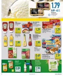 Gazetka promocyjna Diska - Prospekte - Gazetka - ważna od 26.02 do 26.02.2022 - strona 9 - produkty: apfel, baguette, Becher, Ben’s Original, bio, Bistro Baguette, Dr. Oetker, eis, essig, filegro, filet, flasche, gin, heinz, hengstenberg, iglo, Käse, keimöl, ketchup, knorr, knorr fix, kräuter, Kühne, mazola, mövenpick, mövenpick eis, natur, reis, sauce, Spezi, Ti, tomato ketchup, wein, Weißwein