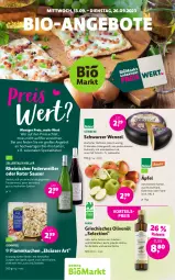 Gazetka promocyjna Denns Biomarkt - Prospekte - Gazetka - ważna od 26.09 do 26.09.2023 - strona 1 - produkty: angebot, angebote, bio, Blüte, crème fraîche, dennree, eis, elle, elsässer art, flammkuchen, hartkäse, Käse, kräuter, kräutern, küche, kuchen, lamm, milch, olive, oliven, olivenöl, quark, reis, rind, rwe, söbbeke, Speck, Spezi, Ti, trauben, vorteilspreis, Wild, zwiebel, zwiebeln