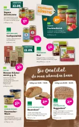 Gazetka promocyjna Denns Biomarkt - Prospekte - Gazetka - ważna od 26.09 do 26.09.2023 - strona 11 - produkty: auer, aufstrich, Bau, Bauer, bier, Biere, bio, blume, blumen, brot, creme, dennree, dip, eis, elle, fleisch, Fleischerei, frucht, fruchtaufstrich, gallo, Hausmacher, korn, kräuter, mac, mehl, natur, rezept, rwe, Schere, schnitten, senf, sonnenblume, sonnenblumen, Sonnenblumenkerne, sonnenblumenkernen, Spezi, stube, Ti, tisch, wurst, zucker