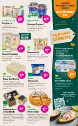 Gazetka promocyjna Denns Biomarkt - Prospekte - Gazetka - ważna od 26.09 do 26.09.2023 - strona 5 - produkty: Almkönig, auer, aufstrich, avocado, bier, Biere, bio, blume, Blüte, brot, brotaufstrich, butter, dennree, doppelrahmstufe, eis, elle, frischkäse, gewürz, Gläser, gouda, halbfester schnittkäse, joghur, joghurt, Käse, korn, kräuter, LG, mac, Mantel, milch, möhren, mozzarella, natur, pasta, perlen, reis, rel, rezept, rind, saft, salat, salz, SalzburgMilch, schinken, schnittkäse, snack, Ti, Tiere, tisch, weichkäse