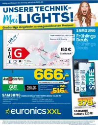 Gazetka promocyjna Euronics - Prospekte - Gazetka - ważna od 01.06 do 01.06.2022 - strona 1 - produkty: angebot, angebote, bosch, dell, dvb, eis, ente, fisch, fische, Germ, HDMI, LG, Mode, reis, rind, Samsung, smartphone, Spezi, tablet, Ti, tisch, tuner, uhd, usb, vorteilspreis