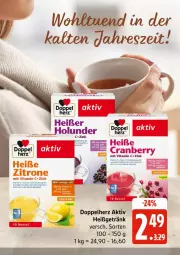 Gazetka promocyjna Edeka - Prospekte - Gazetka - ważna od 11.10 do 11.10.2025 - strona 25 - produkty: beutel, doppelherz, getränk, holunder, Ti, vita, Vitamin C, Vitamine