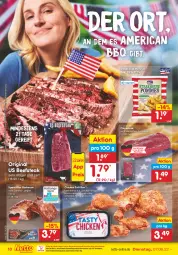 Gazetka promocyjna Netto Marken-Discount - Filial-Angebote - Gazetka - ważna od 11.06 do 11.06.2022 - strona 10 - produkty: barbecue, beef, chicken wings, eis, Flanksteak, fleisch, gewürz, gin, grill, henkel, jungbullen, ndk, pommes, reis, schenkel, schwein, spare ribs, steak, Ti, wein, wurst, wurst in selbstbedienung