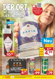 Gazetka promocyjna Netto Marken-Discount - Filial-Angebote - Gazetka - ważna od 11.06 do 11.06.2022 - strona 20 - produkty: alkohol, auer, beere, beeren, Belsazar, bier, Biere, Blüte, dauertiefpreis, dry gin, eis, früchte, früchten, getränk, getränke, gin, gösser, grapefruit, london dry, london dry gin, merl, ndk, orange, orangen, radler, reis, Ti, tiefpreis, tonic