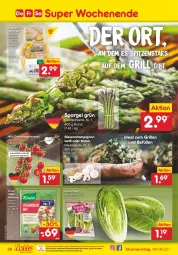 Gazetka promocyjna Netto Marken-Discount - Filial-Angebote - Gazetka - ważna od 11.06 do 11.06.2022 - strona 30 - produkty: braun, champignon, eis, Frühkartoffeln, grill, ideal zum grillen, kartoffel, kartoffeln, knorr, mac, ndk, reis, rispentomaten, salat, Schal, Schale, snack, spargel, spargel grün, speisefrühkartoffeln, Ti, tisch, tomate, tomaten