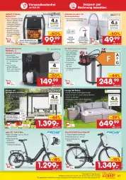 Gazetka promocyjna Netto Marken-Discount - Filial-Angebote - Gazetka - ważna od 18.06 do 18.06.2022 - strona 27 - produkty: angebot, armatur, bestpreis, braten, E-Bike, edelstahl, eis, eiswürfel, elle, flasche, fritteuse, grill, kissen, LG, lounge-set, ndk, Ofen, pavillon, Rauch, reis, Ria, Schal, shimano, steckdose, Ti, Tiere, tisch, versandkostenfrei, wasser, wassertank, würfel, ZTE