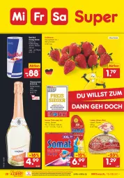 Gazetka promocyjna Netto Marken-Discount - Filial-Angebote - Gazetka - ważna od 18.06 do 18.06.2022 - strona 28 - produkty: asti, beere, beeren, brot, cin, cinzano, Cinzano Asti, drink, eis, energy drink, erdbeere, erdbeeren, korn, lieken, ndk, red bull, reis, Schal, Schale, somat, Ti, urkorn, versandkostenfrei, wein